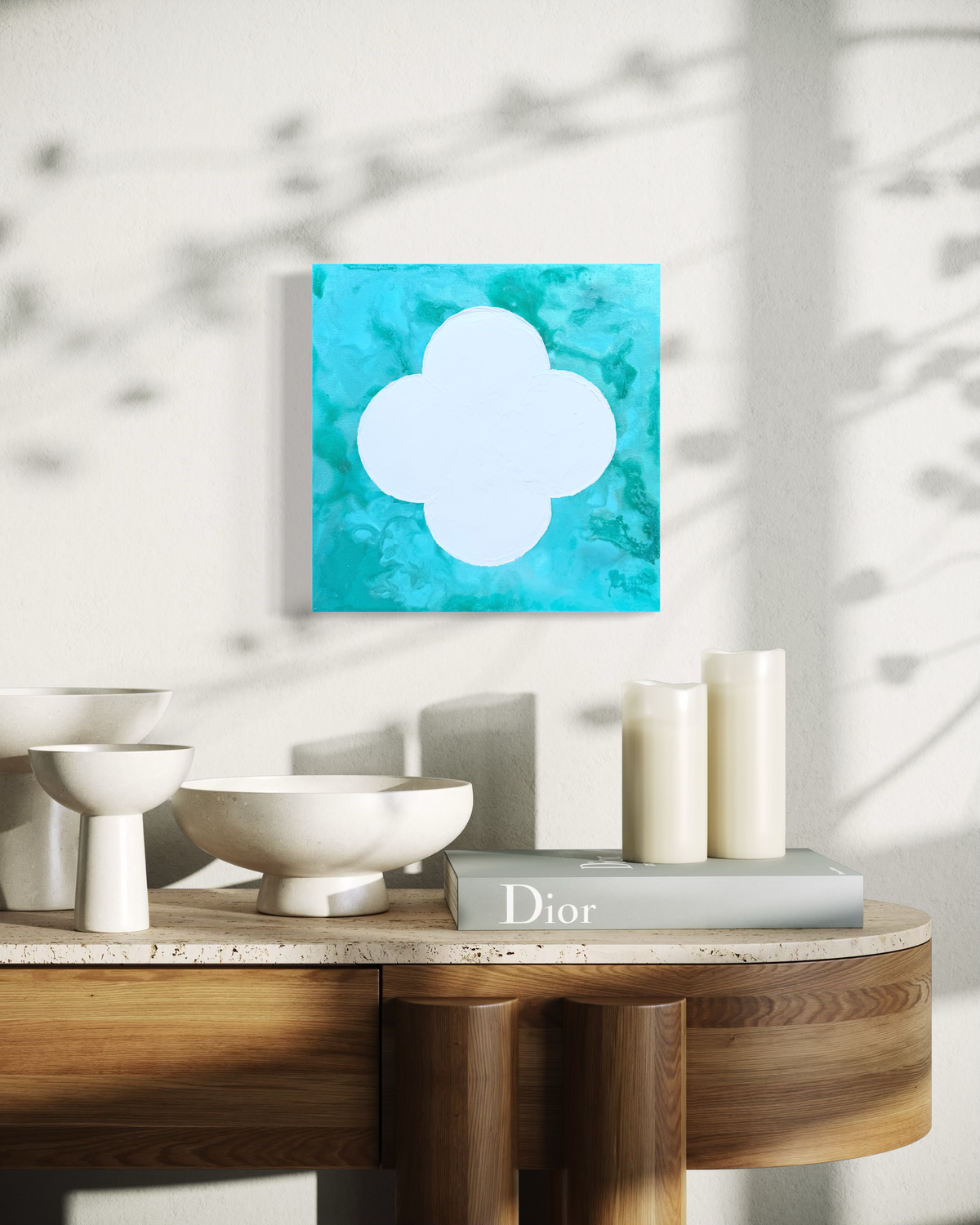MINI CHANCE  Turquoise Background